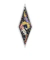 Ferragamo Spring Print Silk Bandeau In Multi