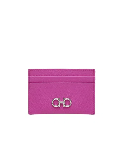 Ferragamo Square Clip In Pink