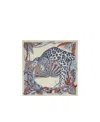Ferragamo Square Color Pattern Scarf In Multicolor