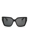 Ferragamo Square-frame Sunglasses In Black