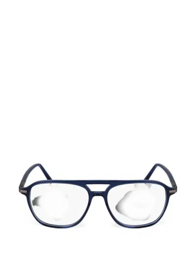 Ferragamo Square Full-rim Glasses In Neutral