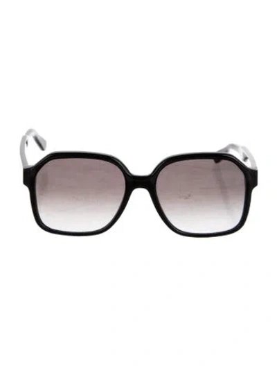 Pre-owned Ferragamo Square Gradient Sunglasses In Black