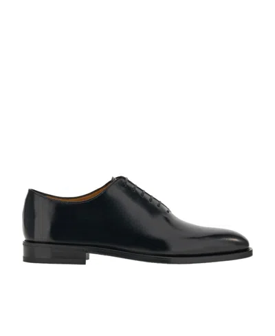 Square Head Niujin Shoes In Black from Ferragamo