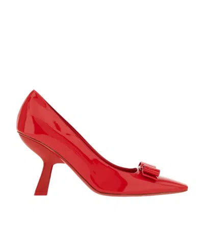 FERRAGAMO SQUARE-HEADED HIGH HEELS