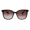 Ferragamo Square Ladies Sunglasses Sf1112slb 606 55 In Red