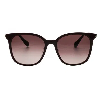 Ferragamo Square Ladies Sunglasses Sf1112slb 606 55 In Red