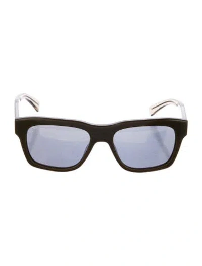 Pre-owned Ferragamo Square Mirrored Sunglasses In Green