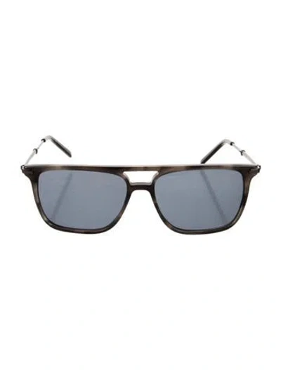 Pre-owned Ferragamo Square Tinted Sunglasses In Black
