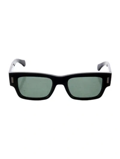 Pre-owned Ferragamo Square Tinted Sunglasses In Black