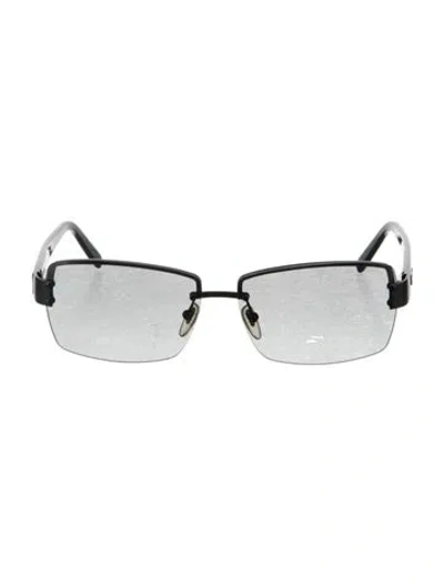 Pre-owned Ferragamo Square Tinted Sunglasses In Black