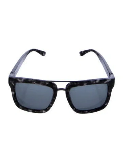 Pre-owned Ferragamo Square Tinted Sunglasses In Black