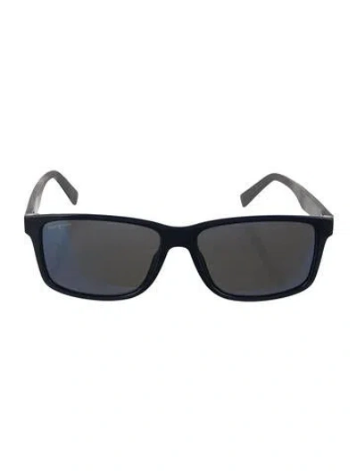 Pre-owned Ferragamo Square Tinted Sunglasses In Blue