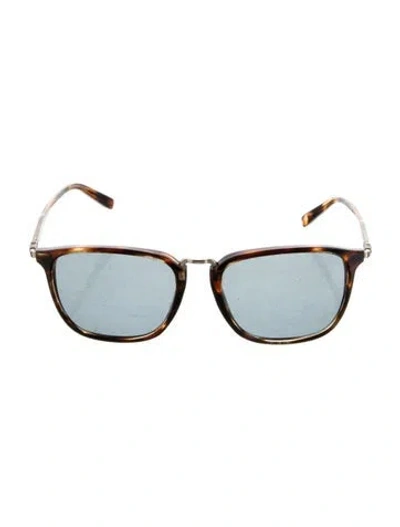 Pre-owned Ferragamo Square Tinted Sunglasses In Brown