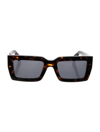Pre-owned Ferragamo Square Tinted Sunglasses In Brown