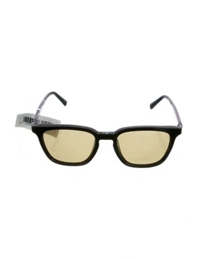 Pre-owned Ferragamo Square Tinted Sunglasses In Green