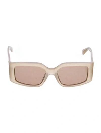 Pre-owned Ferragamo Square Tinted Sunglasses In Neutral