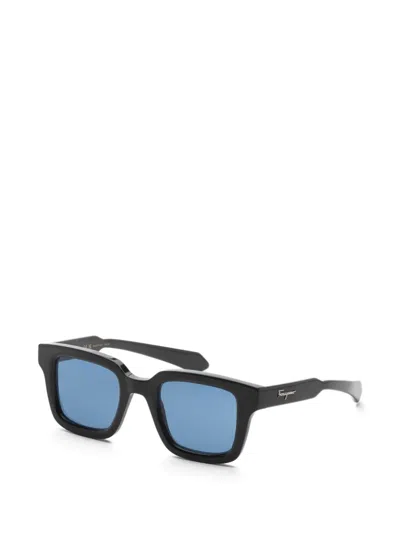 FERRAGAMO SQUARE-FRAME SUNGLASSES