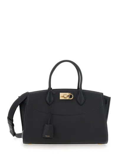 FERRAGAMO ST SOFT L NW TOP HANDLE MEASUREMENT 36,0X16,5X24,0