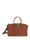 Ferragamo Salvatore  New Studio Soft Large Hand Bags In Brown