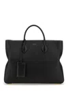 Ferragamo Star-shaped Tote Bag Large In Black