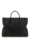 Ferragamo Star-shaped Tote Bag Large In Black