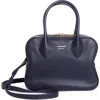 Ferragamo Large Logo-stamp Leather Tote Bag In Midnight