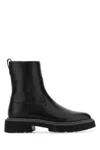 Ferragamo Man Ankle Boots Black Size 9 Calfskin In Nerobiscotto