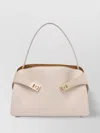 Ferragamo Medium Hug Leather Top Handle Bag