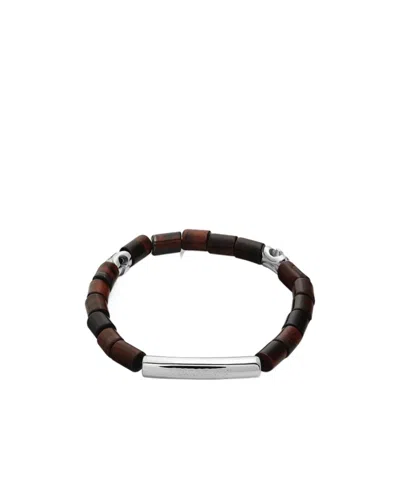 Ferragamo Stone Pattern Small Bracelet In Yellow