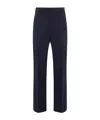 Ferragamo Straight Casual Pants In Black