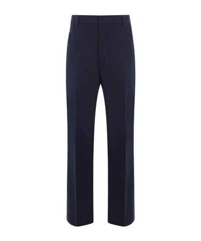 Ferragamo Straight Casual Pants In Black