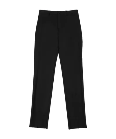 Ferragamo Straight Casual Pants In Black