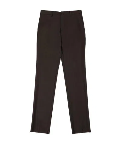 Ferragamo Straight Casual Pants In Black
