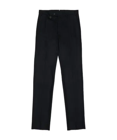 Ferragamo Straight Casual Pants In Black