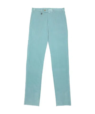 Ferragamo Straight Casual Pants In Blue
