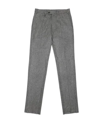 Ferragamo Straight Casual Pants In Gray