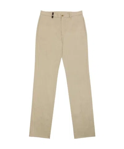Ferragamo Straight Casual Pants In Brown