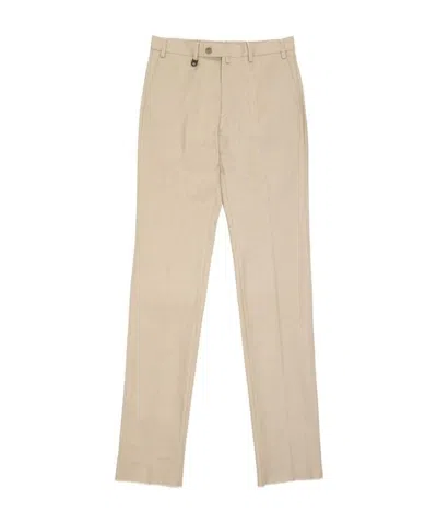 Ferragamo Straight Casual Pants In Brown