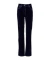 Ferragamo Straight Jeans In Black