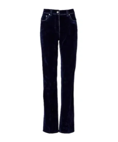 Ferragamo Straight Jeans In Black