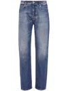 Ferragamo Straight-leg Denim Trousers In Blau