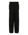Ferragamo Mid-rise Straight Leg Pants With Flap Pockets In Black