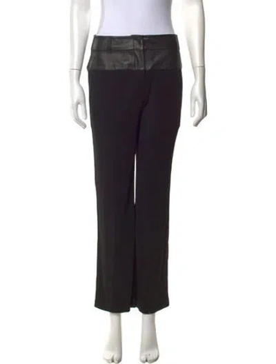 Pre-owned Ferragamo Straight Leg Pants In Blue