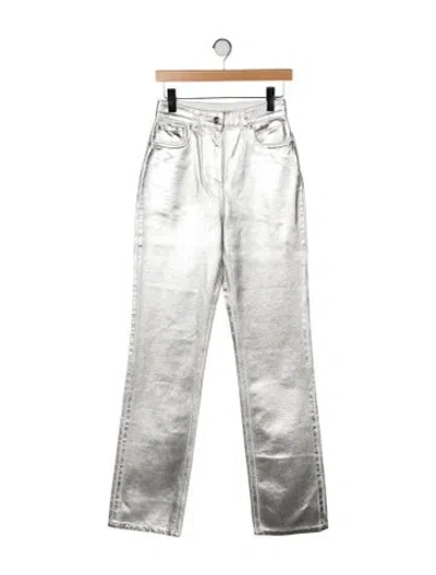 Pre-owned Ferragamo Straight Leg Pants W/ Tags