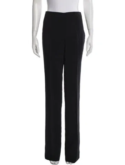 Pre-owned Ferragamo Straight Leg Pants W/ Tags In Black