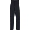 Ferragamo Straight-leg Pleated Trousers In Multi