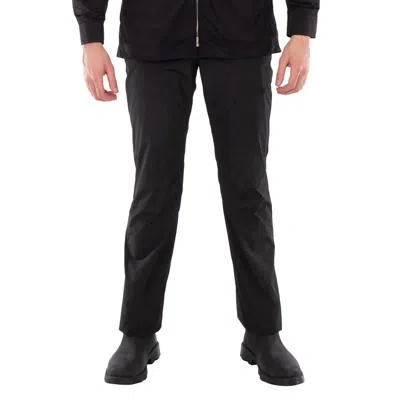 Ferragamo Straight Leg Track Pants, Brand Size 46 (small) In Black