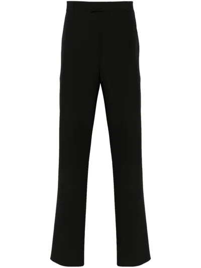 Ferragamo Straight-leg Trousers In Black
