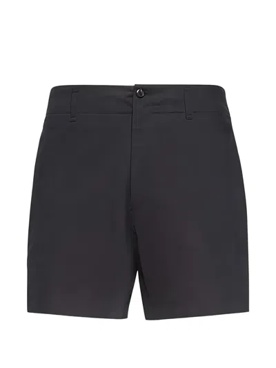 Ferragamo Straight-leg Bermuda Trousers In Blue