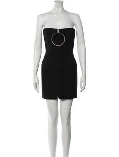 Pre-owned Ferragamo Strapless Mini Dress W/ Tags In Multicolor